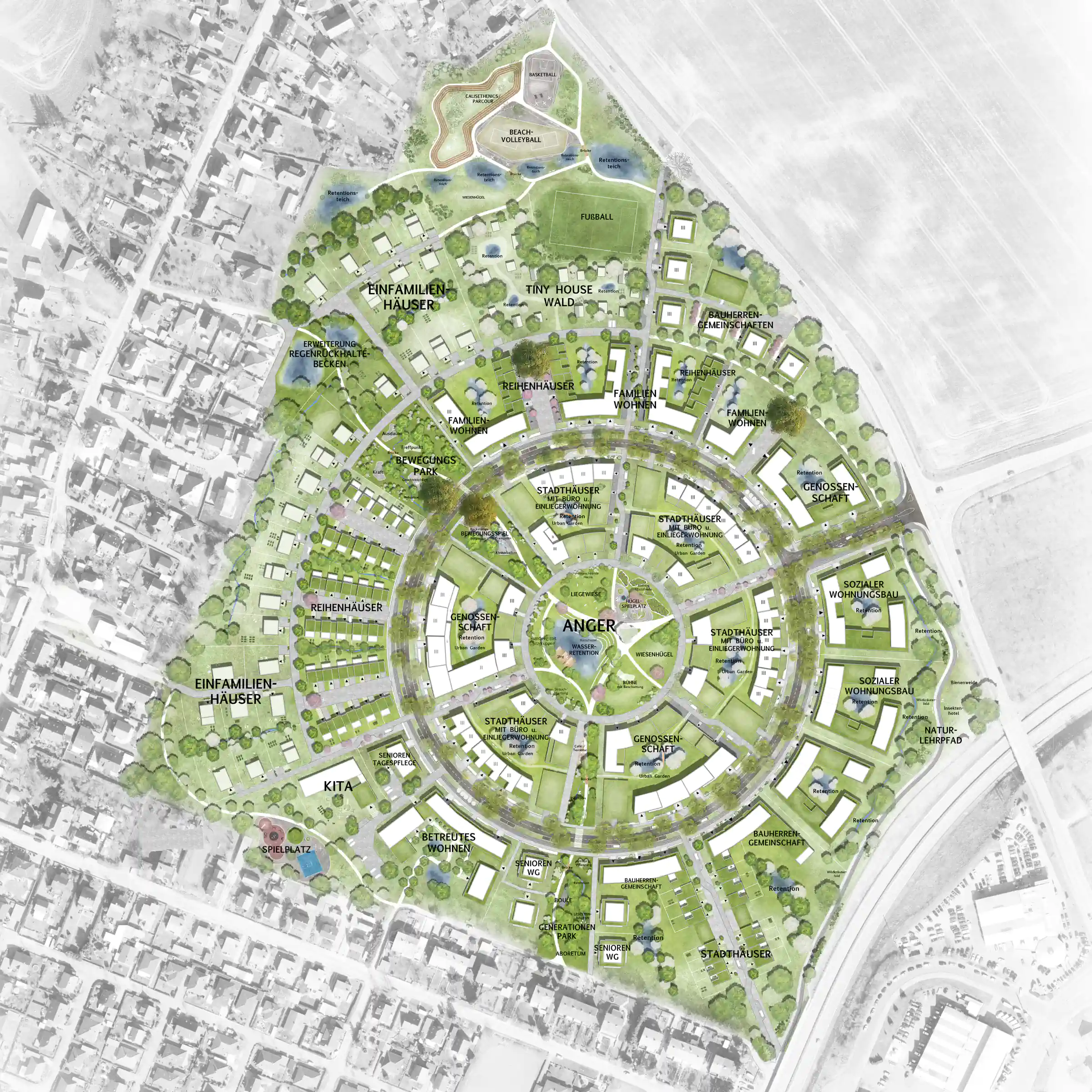 Ideenfindungsverfahren Wohngebiet Warnitzer Feld