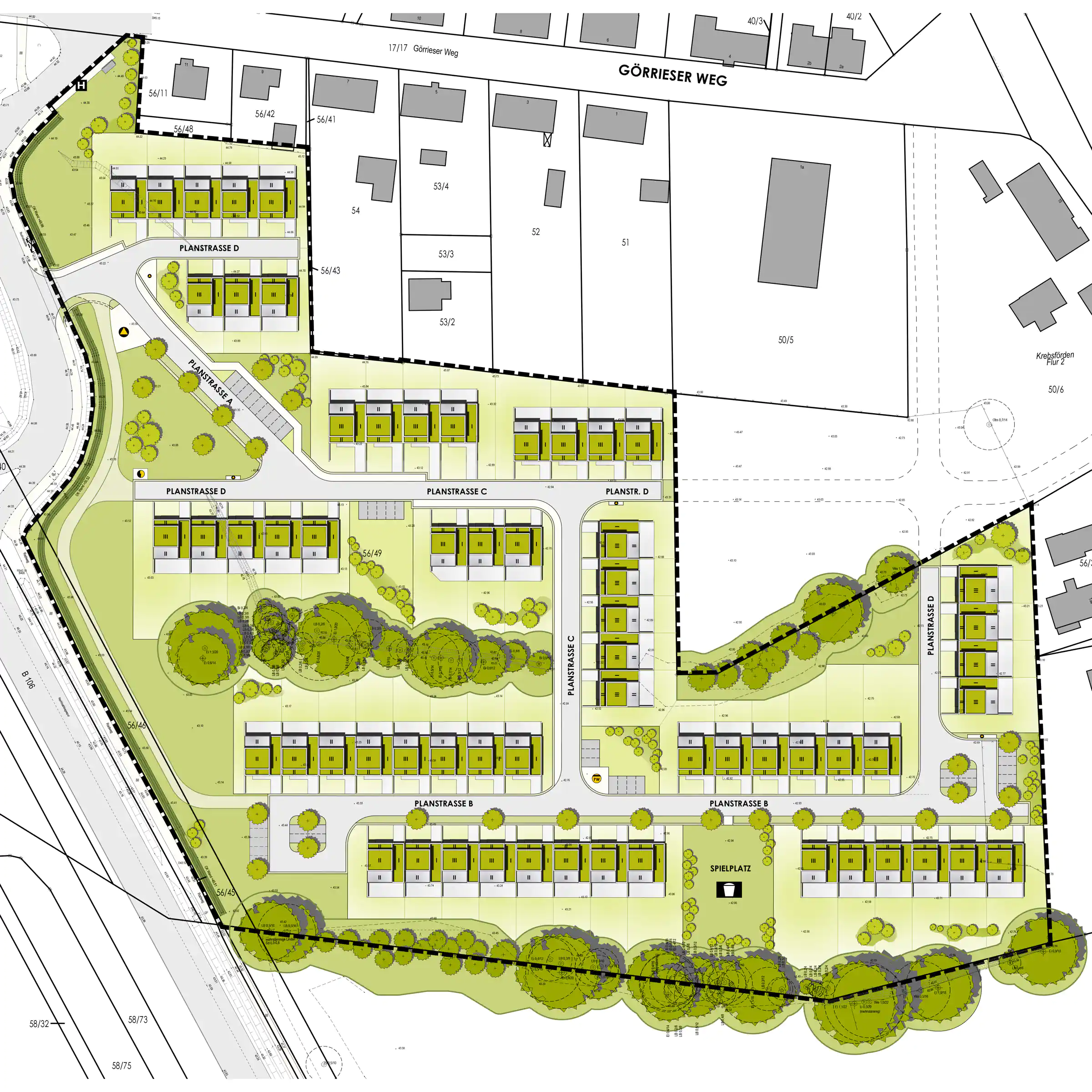 Bebauungsplan Nr. 104 "Krebsförden - Am Görrieser Weg", Schwerin
