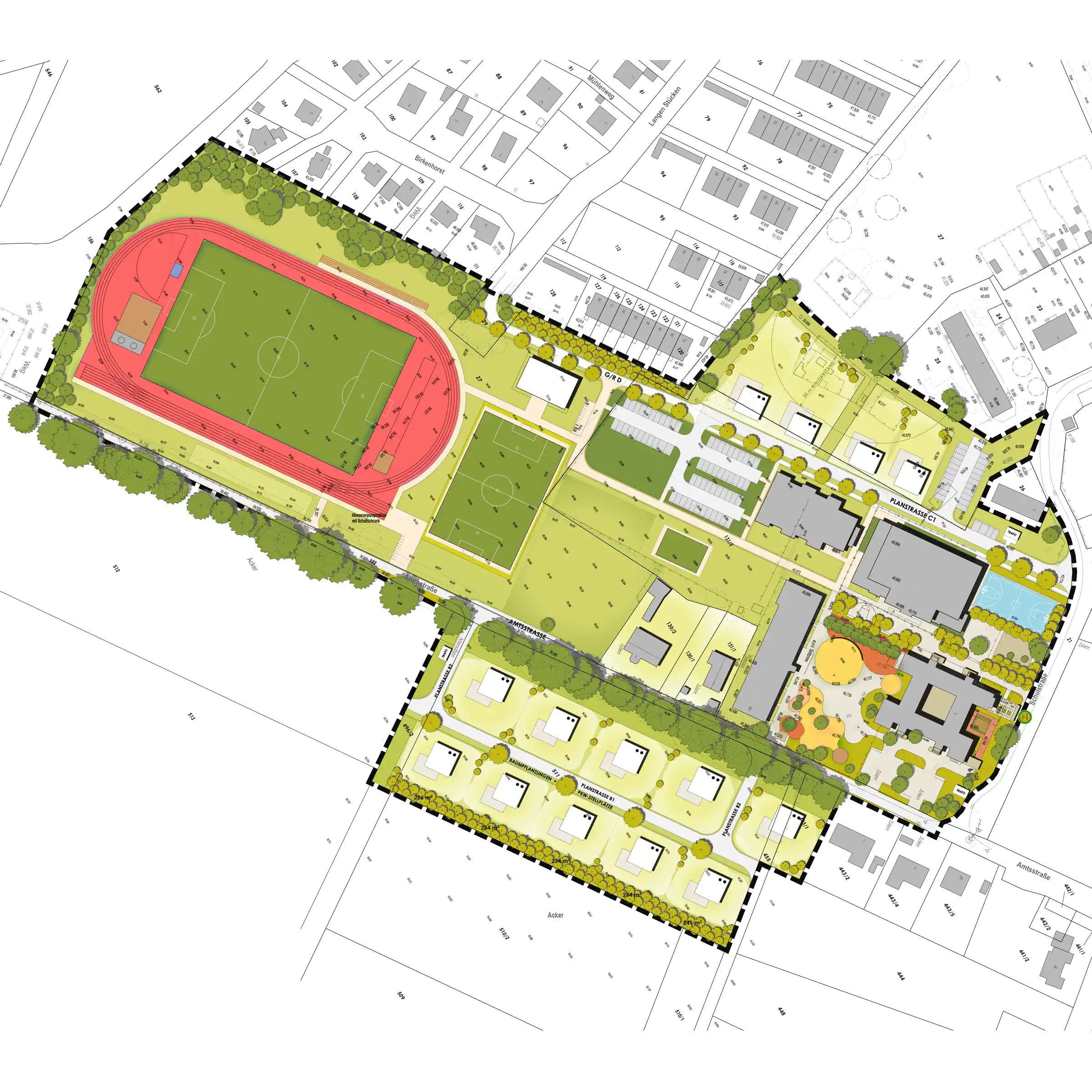 Bebauungsplan Nr. 14 "Schulcampus Rastow", Rastow